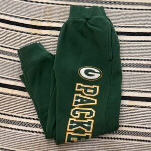 NFL Green Kids Joggers with Logo